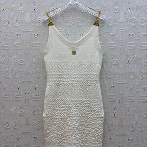 Schiaparelli Metal Chain Knit Dress